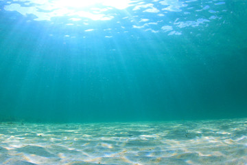Abstract blue underwater background   
