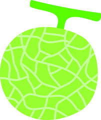 Fresh melon illustration
