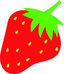 Fresh strawberry illustration