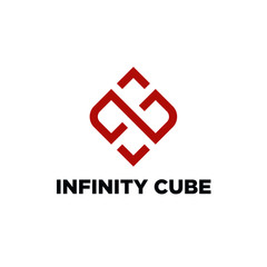 Obraz premium Infinity Cube Logo