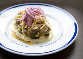 Pulled pork dish