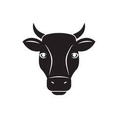 Cow. Vector. Isolated.