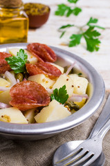 Traditional potato salad