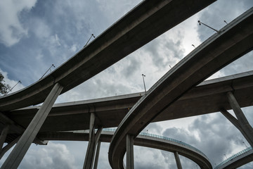 Fototapeta na wymiar The Bhumibol bridge