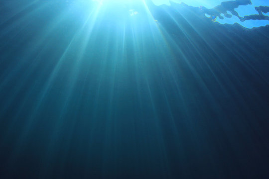 Abstract blue underwater background   