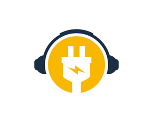 Sound Electric Logo Icon Design Element