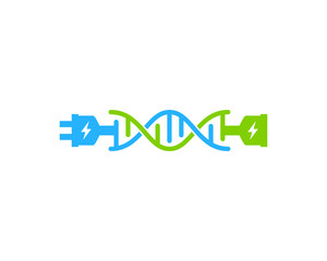 Electric Dna Logo Icon Design Element