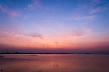 Obraz na płótnie Canvas sunset landscape background
