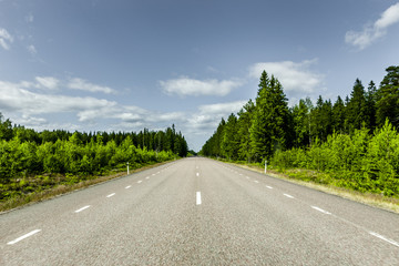 Straße in Skandianvien