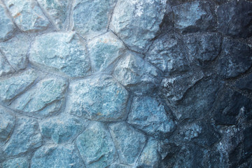 Blue background, stone pattern From Phuket Island Thailand
