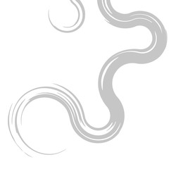 Monochrome wavy line art. Minimalistic background design.