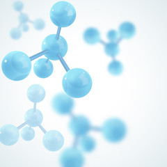 Abstract molecules design. Molecular structure. Graphic illustration for your design