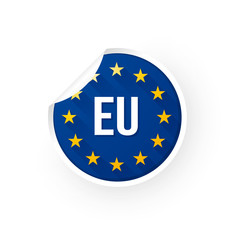 European Union icon sticker