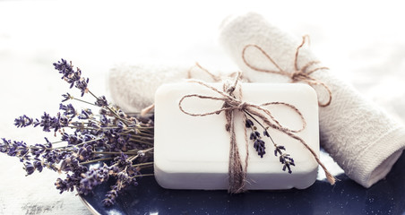 Spa still life with lavender