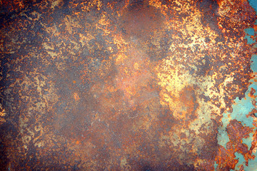Abstract generated textured rust metal surface background