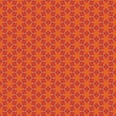 Muster Ornament orange
