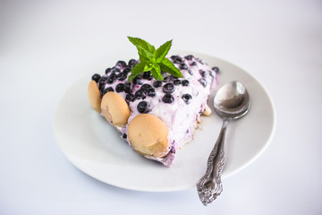 Tart fruit blueberry cake food decorating eat