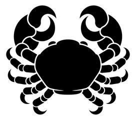 Zodiac Signs Cancer Crab Icon