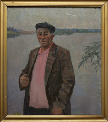 Fototapeta na wymiar oil painting, portrait