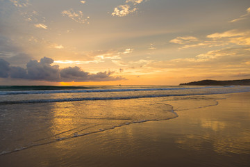 sunset on the beach in Thailand