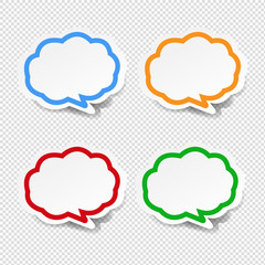 Speech Bubble Collection Transparent Background