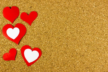 Origami paper heart. Love concept. Valrntines day romantic feelings