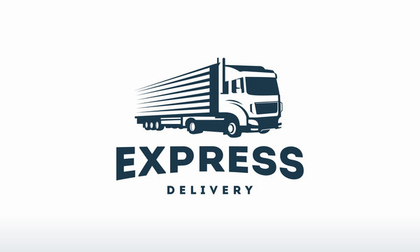 Truck logo designs template vector, cargo logo, delivery, Logistic