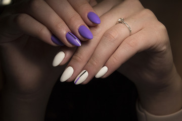 glamorous beautiful manicure