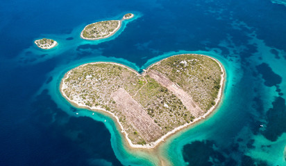 Hearth Island on Adriatic sea