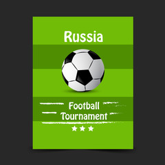 Illustration of background for Football Tournament