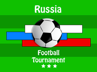 Illustration of background for Football Tournament