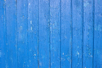 Fototapeta na wymiar Vintage blue wood plank background 