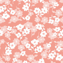 シームレスな花柄