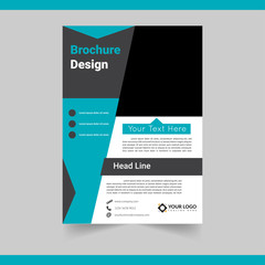 Business brochure,  flyer, cover design template.