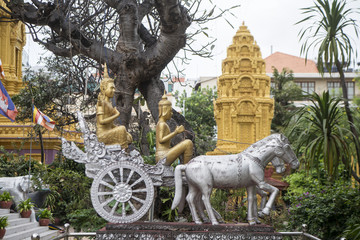 CAMBODIA PHNOM PENH WAT OUNALOM TEMPLE