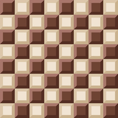 Seamless chocolate pattern.