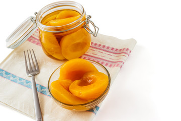 Peach canned