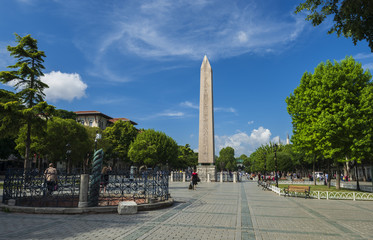 Obelisk square, Sultanahmet in Istanbul - Turkey