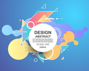 Abstract geometric pattern design