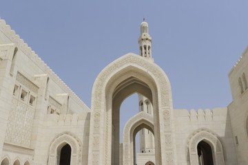 Fototapeta na wymiar Mosque Sultan Qaboos