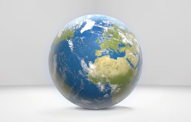 planet earth world wide 3d-illustration
