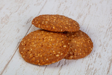 Delicious sesame cookies