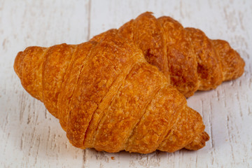 Delicious french croissant