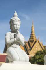 Fototapeta na wymiar CAMBODIA PHNOM PENH ROYAL PALACE