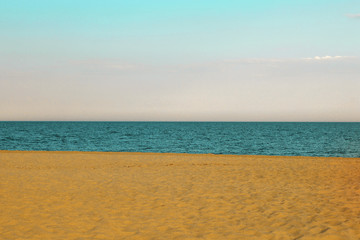 golden sand on the beach 