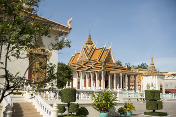 Obraz premium CAMBODIA PHNOM PENH ROYAL PALACE SILVER PAGODA