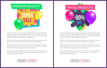 Set Premium Quality Super Hot Prices Promo Sticker