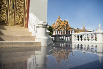 CAMBODIA PHNOM PENH ROYAL PALACE SILVER PAGODA