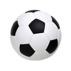 Fototapeta premium soccer ball on white