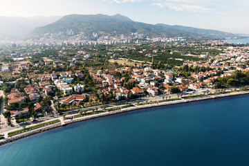 Naklejka premium Aerial view of Izmir city